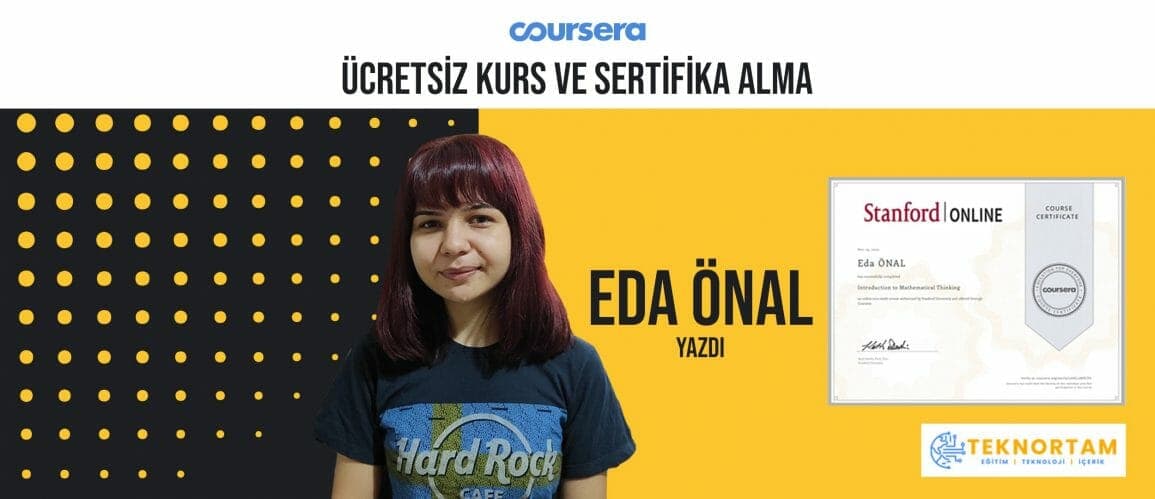 COURSERA | Ücretsiz Kursu Tamamlayın, Sertifika Alın