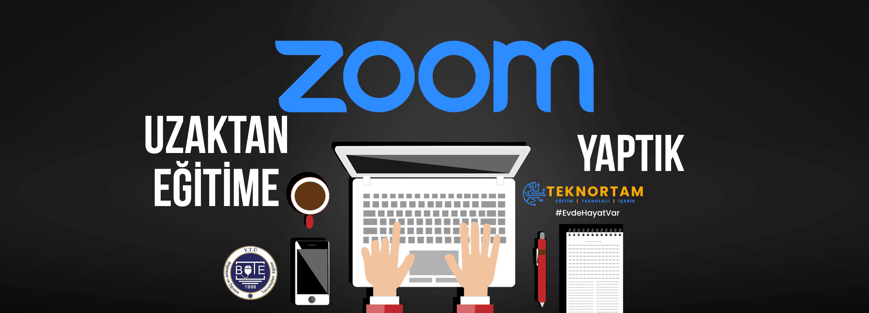 Zoom Video Konferans Uygulaması- Uzaktan Eğitim - #evdekal