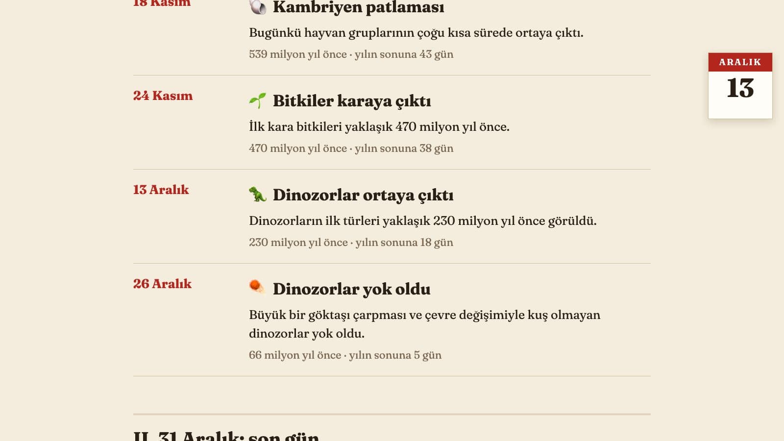 Dünya Tarihi Bir Yıl Olsaydı oyunundan ikinci ekran görüntüsü