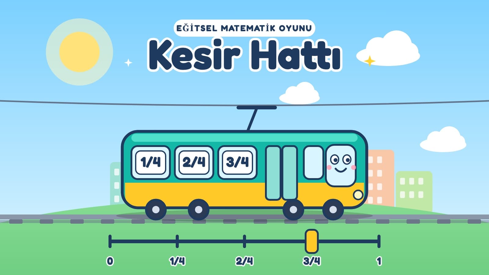 Kesir Hattı: Kesirleri Sayı Doğrusunda Öğreten Ücretsiz Matematik Oyunu