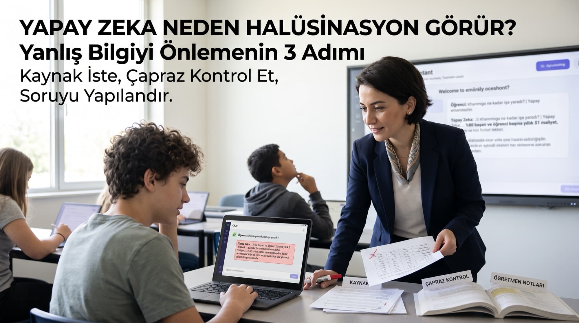 Yapay Zeka Neden Yalan Söyler? Halüsinasyonu Azaltmanın Yolu